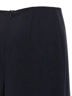 'Kick Detail' skirt 55% polyester 43% virgin wool 2% elastane VICTORIA BECKHAM Blue