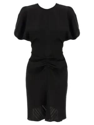 'Gathered Waist Mini' dress VICTORIA BECKHAM Black