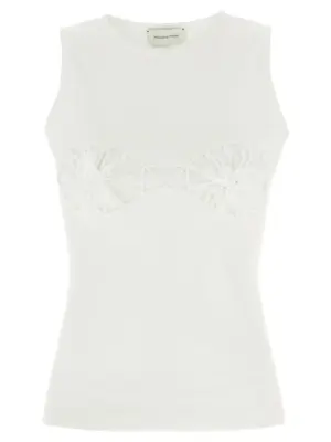 Ribbed top MAGDA BUTRYM White