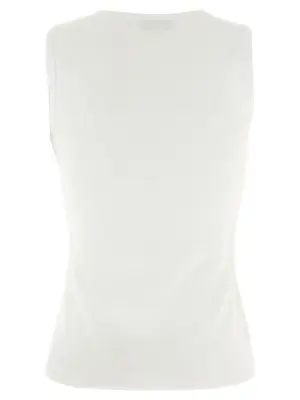 Ribbed top 145524WHITE MAGDA BUTRYM White