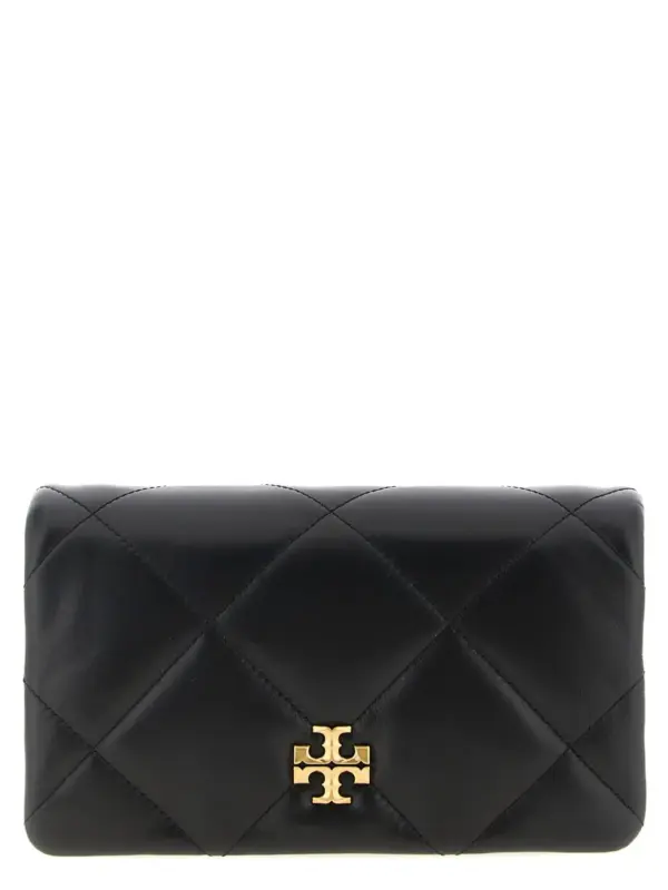 'Kira Diamond' wallet on chain TORY BURCH Black