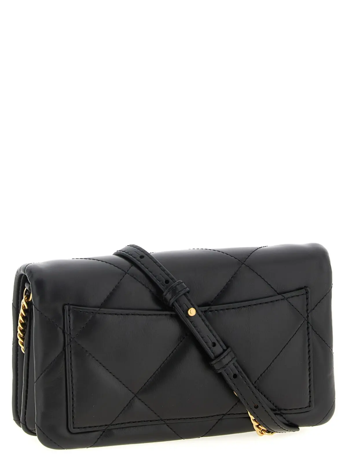 Гаманець на ланцюжку Tory Burch Kira Diamond Чорний 2 'Kira Diamond' wallet on chain 158624001 TORY BURCH Black