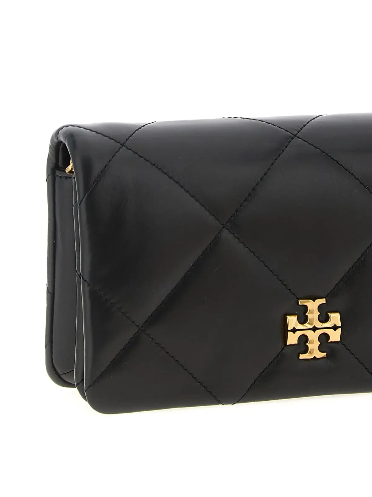 Гаманець на ланцюжку Tory Burch Kira Diamond Чорний 3 'Kira Diamond' wallet on chain Woman TORY BURCH Black