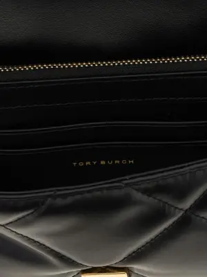 'Kira Diamond' wallet on chain 100% cow leather (Bos Taurus) TORY BURCH Black