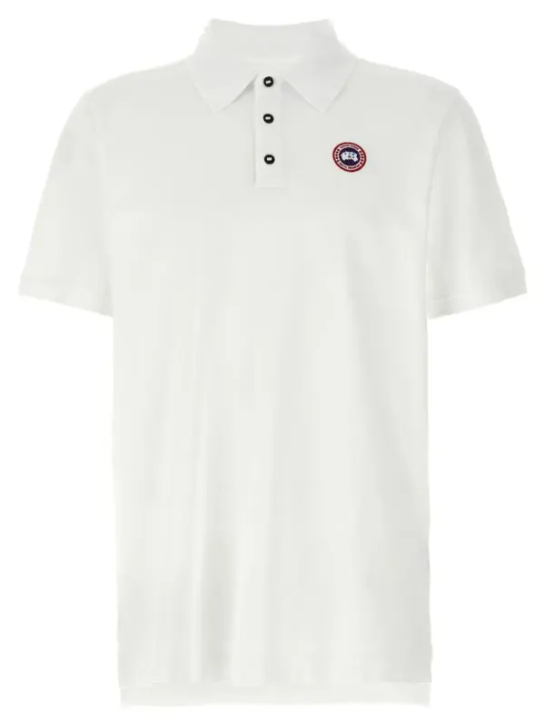 'Beckley' polo shirt CANADA GOOSE White