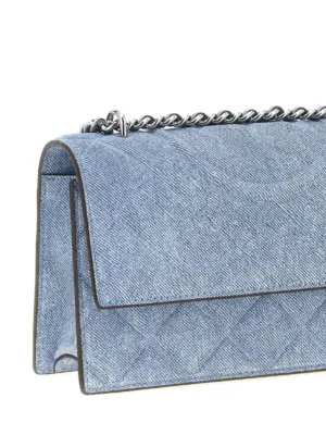 'Fleming Convertibile' small shoulder bag Woman TORY BURCH Light Blue