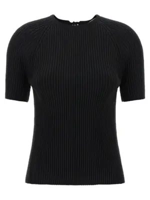 Back closure sweater TORY BURCH Black