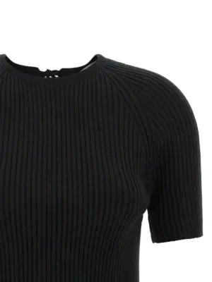 Back closure sweater Woman TORY BURCH Black