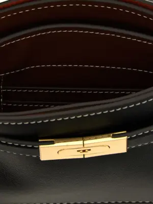 'Petite Lee Radziwill' handbag 100% cow leather (Bos Taurus) TORY BURCH Black