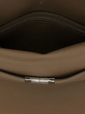 'Lee Radziwill' large shoulder bag 100% cow leather (Bos Taurus) TORY BURCH Brown