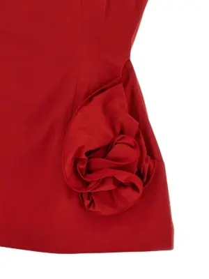 '05' top 56% cotton 46% viscose MAGDA BUTRYM Red