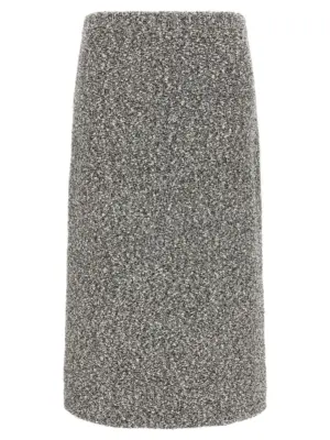 Tweed skirt TORY BURCH Black