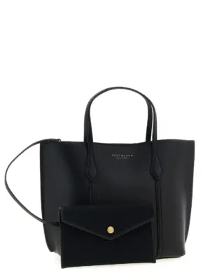 'Perry' small shopping bag Woman TORY BURCH Black