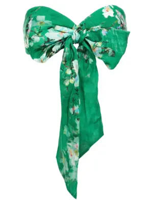 Bralette 'Everley Draped Bow' 1788TRS255GRWCFL ZIMMERMANN Green