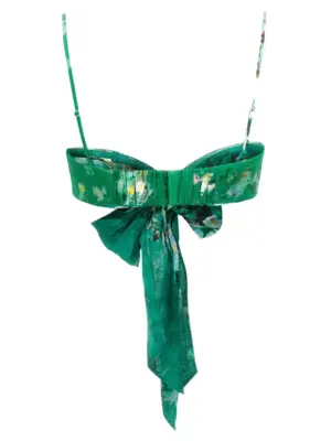 Bralette 'Everley Draped Bow' Woman ZIMMERMANN Green