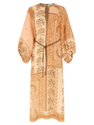 'Lucky Tunic Midi' dress ZIMMERMANN Pink