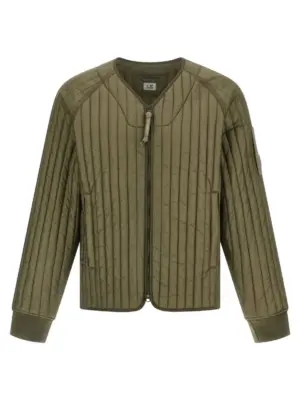 Ribbed down jacket C.P. COMPANY Green