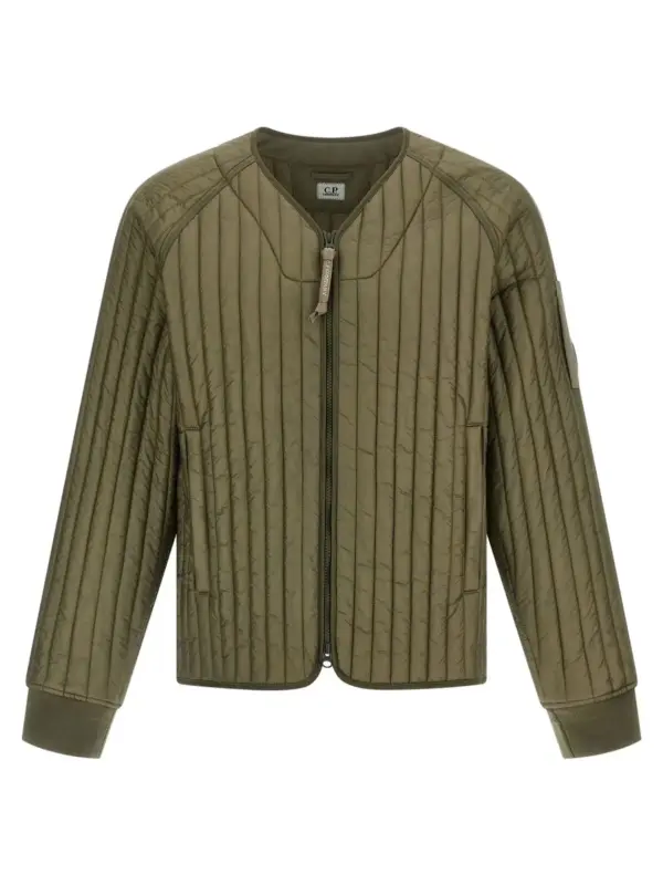 Ribbed down jacket C.P. COMPANY Green
