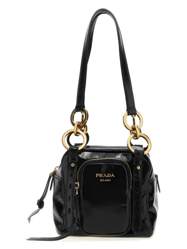 'Dangle' top case PRADA Black