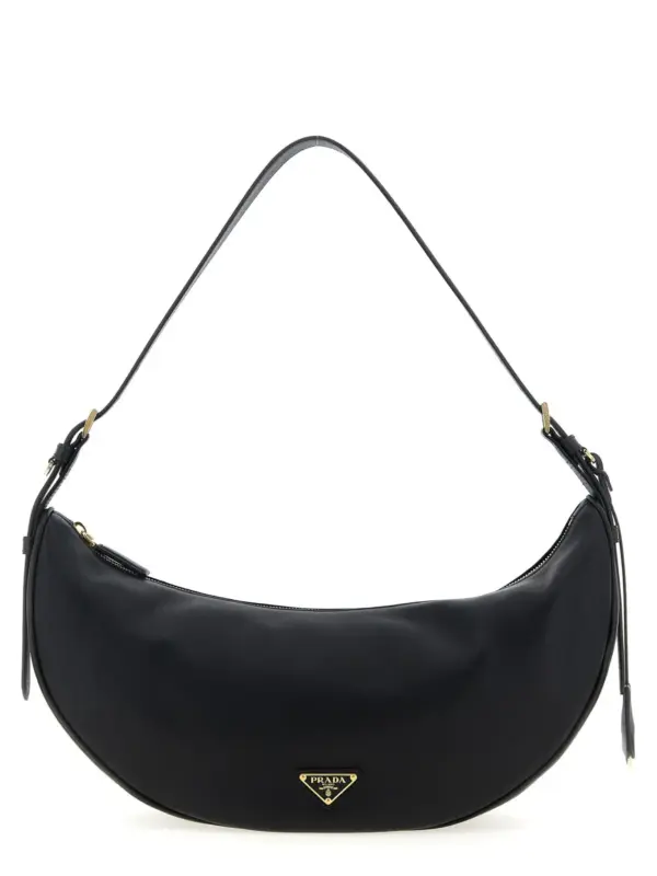 ' Demi-lune' shoulder bag PRADA Black