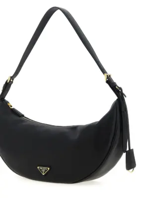 ' Demi-lune' shoulder bag Woman PRADA Black