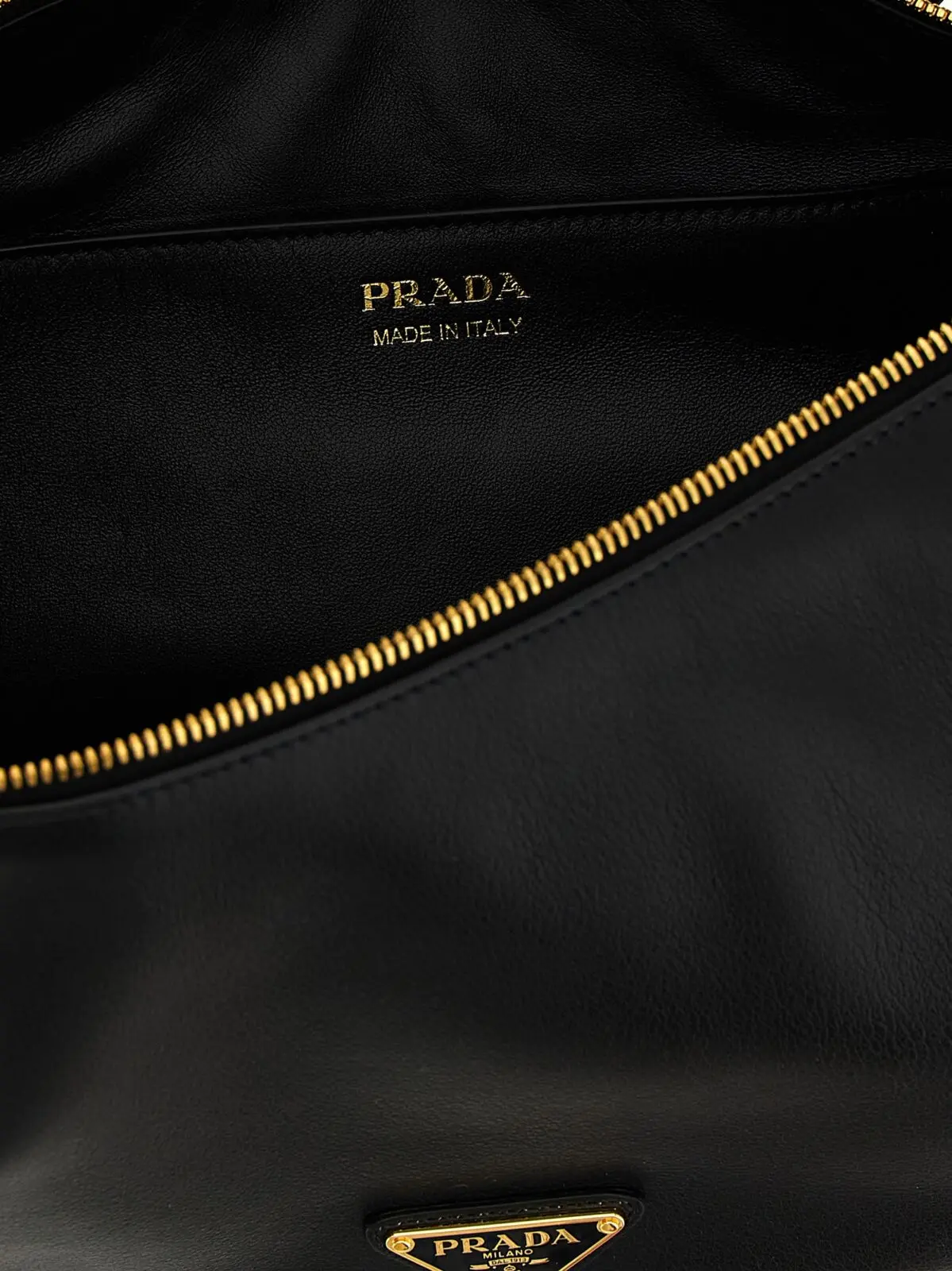 Сумка крос-боді Prada Demi-lune Чорна 4 ' Demi-lune' shoulder bag 100% calfskin leather (Bos Taurus) PRADA Black