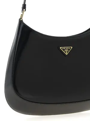 'Cleo' shoulder bag Woman PRADA Black