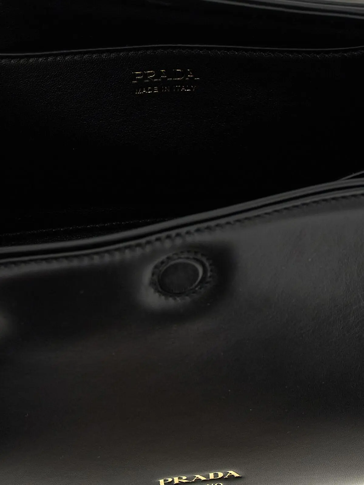 Сумка крос-боді Prada Nappa Чорна 4 Nappa shoulder bag 100% lamb leather (Ovis aries) PRADA Black