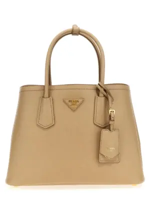 Saffiano handbag PRADA Beige