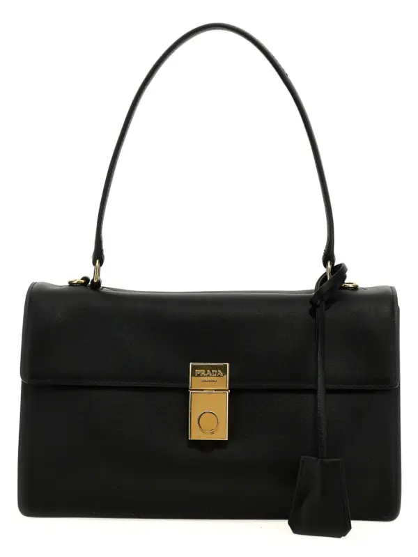 'Prada Soft Sound' shoulder bag PRADA Black