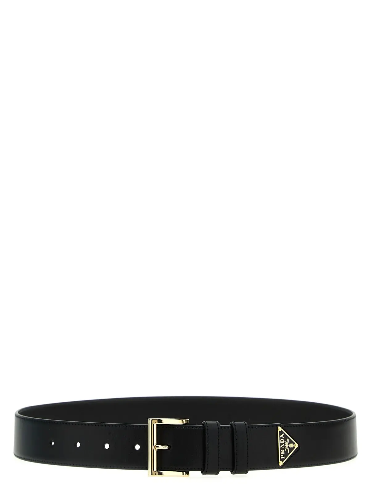Ремінь Prada City calf Чорний 1 'City calf' belt PRADA Black
