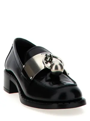 Piercing loafers 1D981NFD035P39F0002 PRADA Black