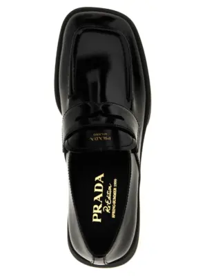 'Equal' loafers 100% calfskin leather (Bos Taurus) PRADA Black