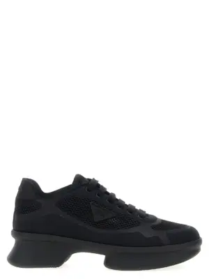 Mesh sneakers PRADA Black