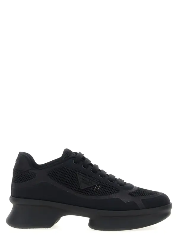 Mesh sneakers PRADA Black