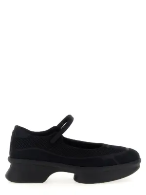 Mesh ballet flats PRADA Black