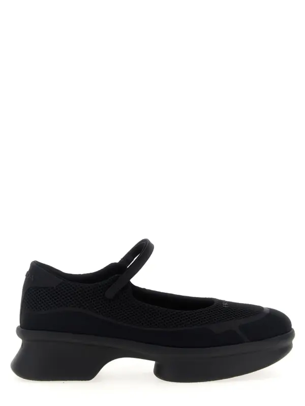 Mesh ballet flats PRADA Black