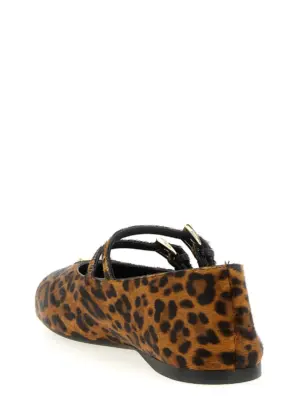 Double strap ballet flats Woman PRADA Multicolor