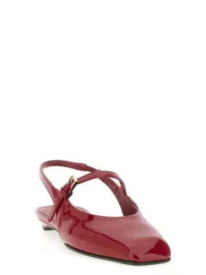 Patent leather slingback 1F828NF015069F0E06 PRADA Red