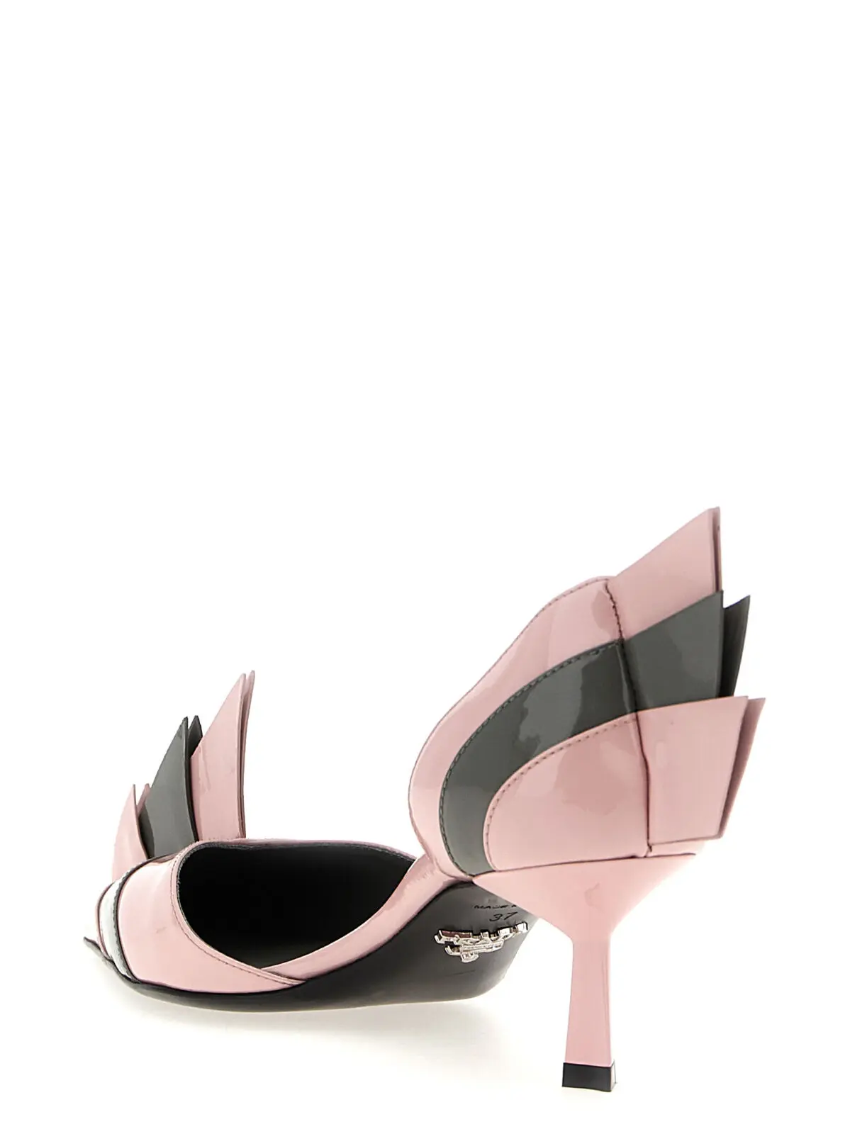 Туфлі на підборах двоколірні Prada Багатокольорові 3 Two-tone pumps Woman PRADA Multicolor