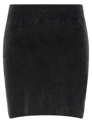 Chenille skirt 1KC3255067011 ALEXANDER WANG Black