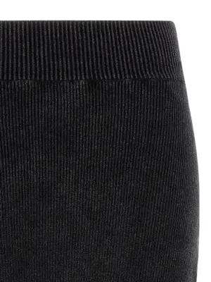 Chenille skirt Woman ALEXANDER WANG Black