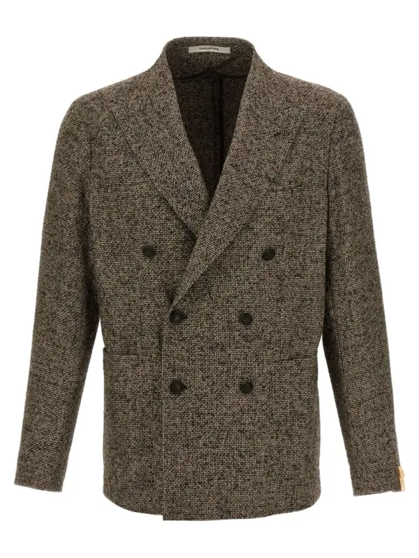 Wool blazer TAGLIATORE Brown