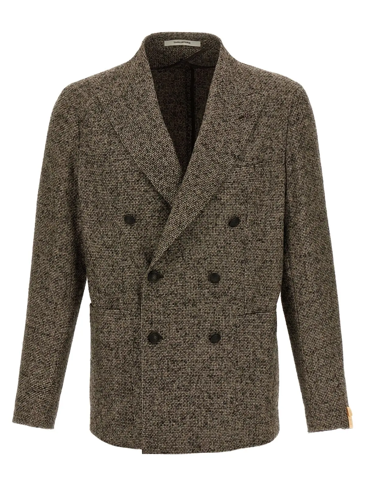 Піджак Tagliatore з вовни Коричневий 1 Wool blazer TAGLIATORE Brown