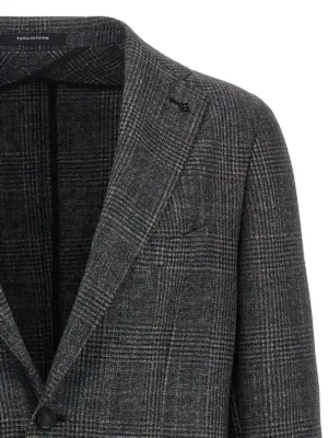 Check patterned blazer Man TAGLIATORE Gray