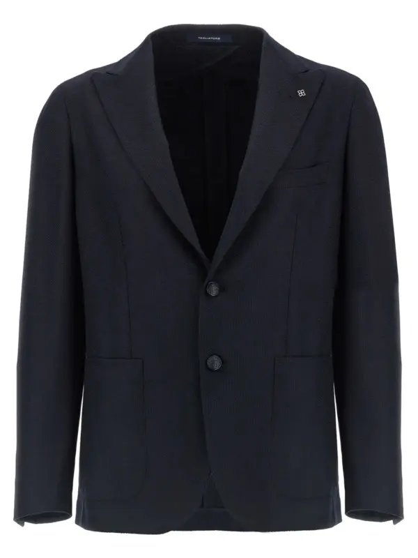 Micro squares blazer TAGLIATORE Blue