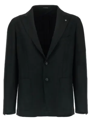 Micro squares blazer TAGLIATORE Black