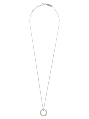 Logo necklace MAISON MARGIELA Silver