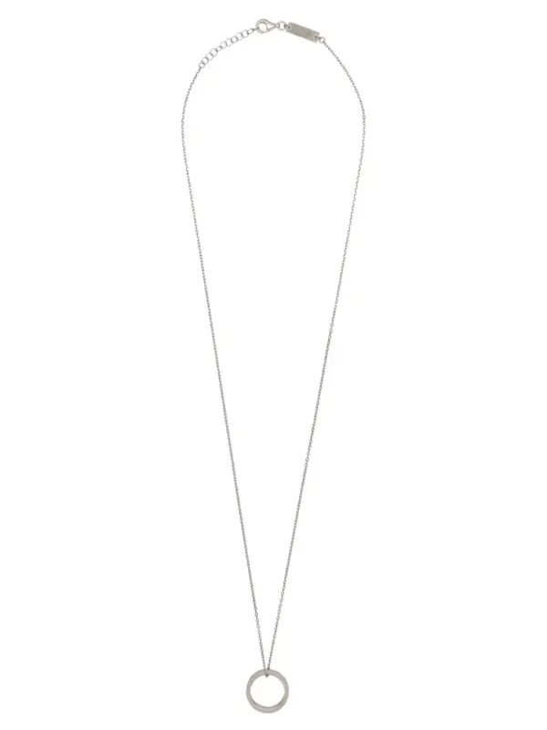 Logo necklace MAISON MARGIELA Silver