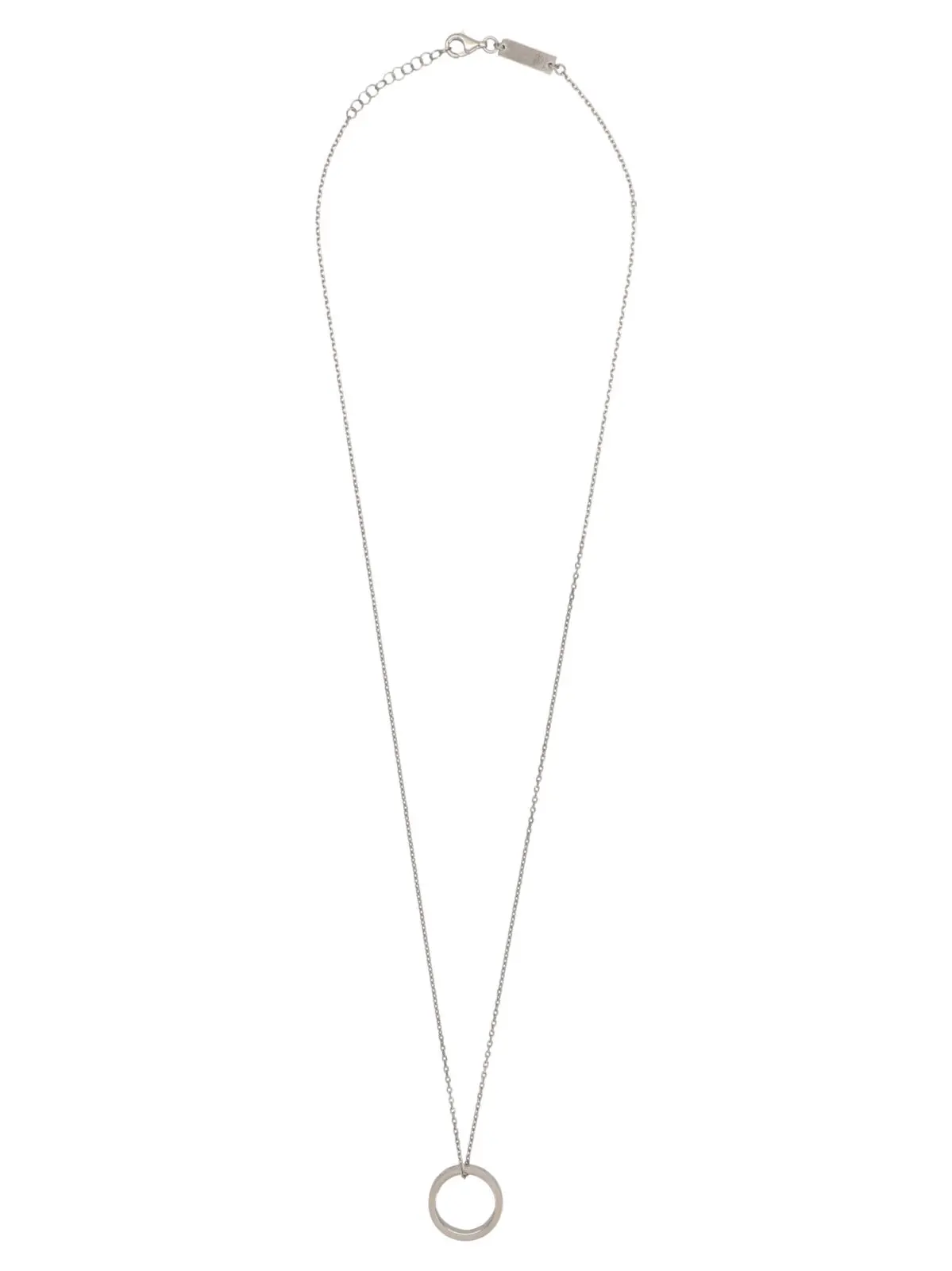 Кольє Maison Margiela Logo Срібне 1 Logo necklace MAISON MARGIELA Silver